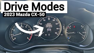 Drive Modes of the 2023 Mazda CX-50 | Mi-Drive