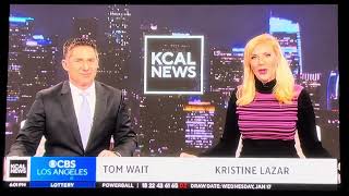 KCAL News at 6pm Saturday on CBS Los Angeles open January 20, 2024