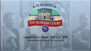 Lawrence v Texas Supreme Court Lesson