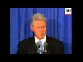 USA: PRESIDENT CLINTON KOSOVO CRISIS PRESS CONFERENCE