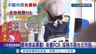 北市7家醫院免費PCR上路! 民眾憂自己是\