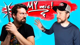 Peter McKinnon uses MY MICROPHONE!!!