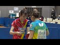 アジア卓球選手権ドーハ大会 日本代表選考合宿 女子2日目【table1】