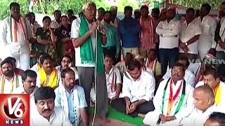 TJAC Chairman Kodandaram Protest, Demands To Ban GO 39 | Rangareddy | V6 News