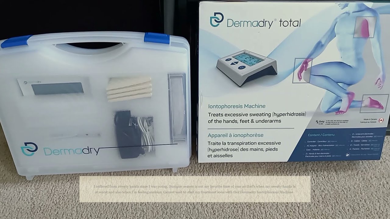 Unboxing Dermadry Iontophoresis Machine| Treat Excessive Sweating ...