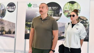 İlham Əliyev, birinci xanım Mehriban Əliyeva Füzuli, Cəbrayıl və Zəngilan rayonlarına səfər ediblər