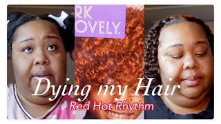 DYING MY HAIR RED: DARK AND LOVELY RED HOT RHYTHM