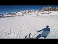 4k cervinia 65mph ski on piste gopro