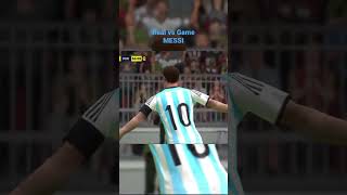 Real vs Game - Messi eFootball 23 premium pack