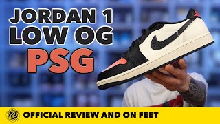 Air Jordan 1 Low OG 'Paris Saint-Germain (PSG)' In Depth Review and On Feet!