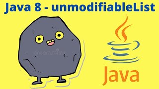 Java What is unmodifiableCollection | unmodifiable List Set Map | Example Java Code | InterviewDOT