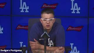Dodgers postgame: Julio Urias frustrated by walks in start against Angels