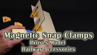 Snap and Glue Magnetic Clamps Review - Proses Model Railway Accessories