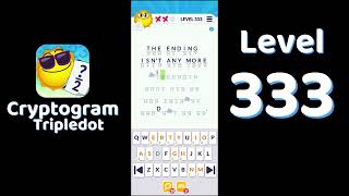 Cryptogram Tripledot Level 333 Answer | SolutionGuruji