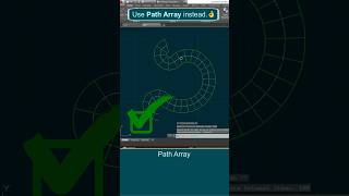 Autocad | Array Path