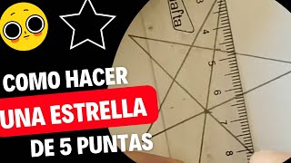 COMO HACER una ESTRELLA de 5 puntas ⭐️ HOW to MAKE a 5 POINT STAR ⭐️