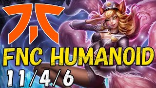 FNC Humanoid アーリ(Ahri) VS ブラッドミア(Vladimir) MID patch 12.18 NA RANK