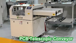 OUBEL PCB telescopic conveyor for SMT assembly line