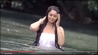 indian actress bathing