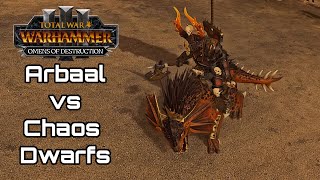 Arbaal the Undefeated Conquers Zharr-Naggrund - Total War: Warhammer 3 Omens of Destruction DLC