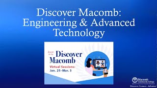 Discover Macomb: Engineering & Advanced Technology