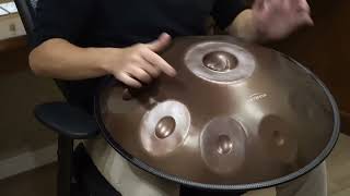 AS Teman Volcano Handpan D Kurd 10 Notes | Handpan Music #handpanmusic #handpanartist #dkurd