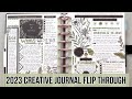 My 2023 Creative Journal Flip Through!! After the Pen in my Happy Planner Journal - How I Use It!