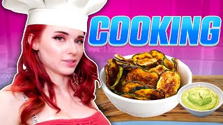 Amouranth BACK in the Kitchen... (Cooking Stream Highlights!)