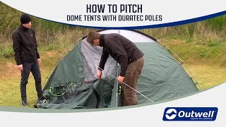 How to pitch a dome tent with Duratec poles | Innovative Family Camping