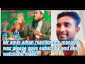 Mr amin arkan , reaction mv masood waz -rohingya waz mv masood 2023 -mv masood waz  #arakan