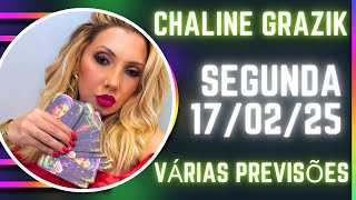 Vidente CHALINE GRAZIK Várias Previsões 17/02/25 #chalinegrazik #previsões #fyp