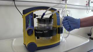 Leardal portable suction machine Yellow and blue