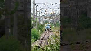 珍しく保線車両が動いていました👀　2023/09/01　山陽本線　東福山駅　ウラ