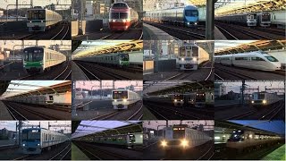 夕方の小田急線和泉多摩川駅で１時間ほど撮影　2017/03/09