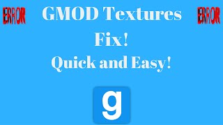 GMOD Textures Fix Errors Download 2017 - CSS Textures and Maps