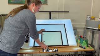 Largest Light Pad for Diamond Painting or Crafts