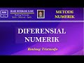 Diferensial Numerik – Bagian 1 – Prof. Dr. Ir. Bambang Triatmodjo, DEA