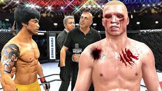 UFC 4 Bruce Lee vs. Senegalese Albino - EA sports UFC 4 - CPU vs CPU