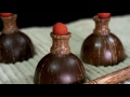 cheppum panthum coconut shell cups and wand set by gary kosnitzky