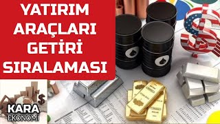 Yatırım Araçları Getiri Sıralaması