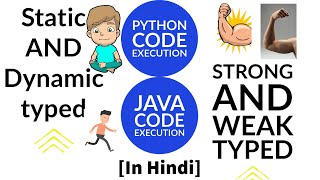 Python & Java Code Execution - Static vs Dynamic AND Strong vs Weak Programming Language - Hindi