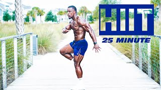 NO EQUIPMENT FULL BODY HIIT (25 MINUTES | BURN UP TO 500 CALORIES)