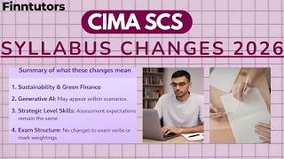 CIMA SCS 2026 Syllabus Changes | New Topics & Exam Impact