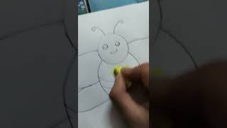 Draw & Colour Honey Bee | For junior class