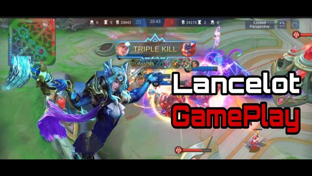 Solo Rank Lancelot GamePlay #1 | Mobile Legends - YouTube