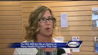 Many health providers won't offer FluMist vaccine