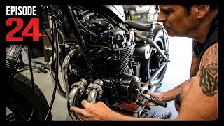 Old School Bobber Custom Exhaust - Option #3 - Ep 24