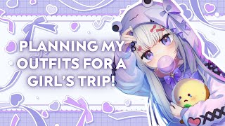 I'm Planning Outfits for a Short Trip! Doodling & Planning!