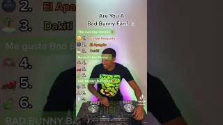 BAD BUNNY FAN CHALLENGE🐰🔥 Are You A Bad Bunny Fan? #shorts