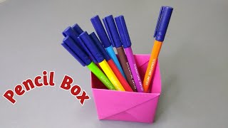 How To make Paper Box | Easy Origami Paper Box | diy Paper Craft | Sadia's Craft World
